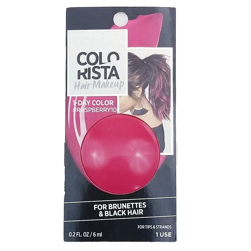 4X L'Oreal Paris Colorista Hair Makeup, 1 Day Color‎ for Brunettes & Black Hair